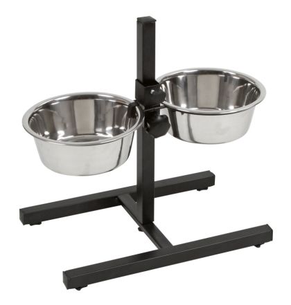 Feeding Bar Стойка + метални купи  2 x 1800 ml 