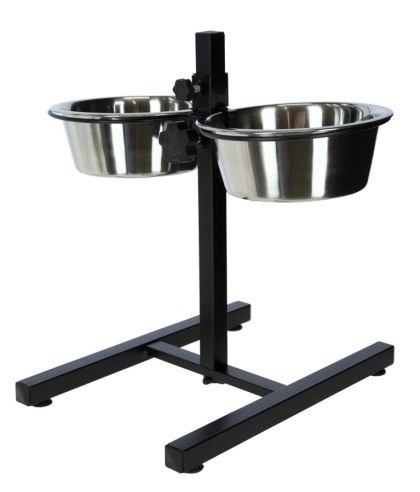 Feeding Bar Стойка + метални купи 2 x 2800 ml 