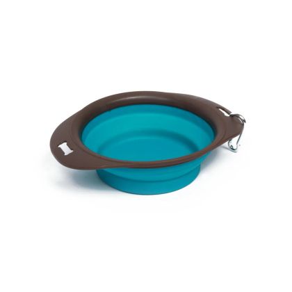 M-Pets - On The Road Foldable Bowl - Силиконова купа 20 см синя