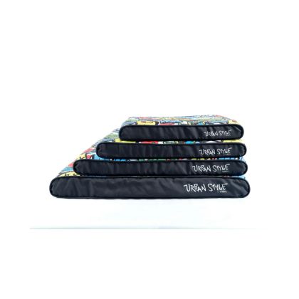 M-pets Urban style mattress - Матрак за куче в градски стил цветен 80 / 55 см