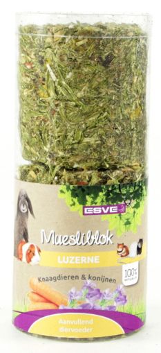 ESVE Muesliblok - хрупкаво мюсли блокче за гризачи, с люцерна, семена и моркови