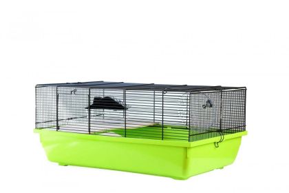 Interzoo - Pixie - клетка за гризачи с дървени площадки 58 / 38 / 26