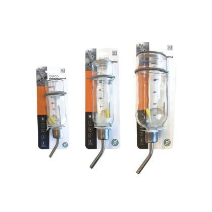 M-Pets - Glass Drinking Bottle - Стъклена поилка 175мл