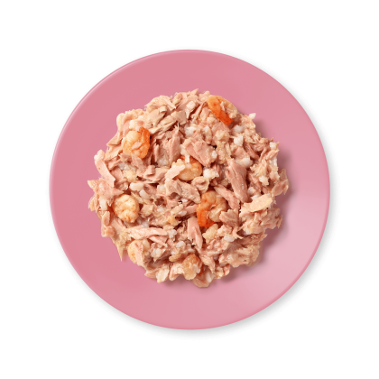 Applaws Tuna Fillet with Prawn in broth 156g - Месни хапки за котка с риба тон със скариди в бульон