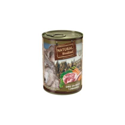 Natural Woodland Goose meat - Kонсерва за куче с Гъше месо, броколи и моркови 400 г