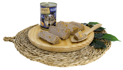 Natural Greatness - Salmon with Turkey - Консерва за куче със сьомга и пуйка с тиква, батати и облепиха 400 гр.