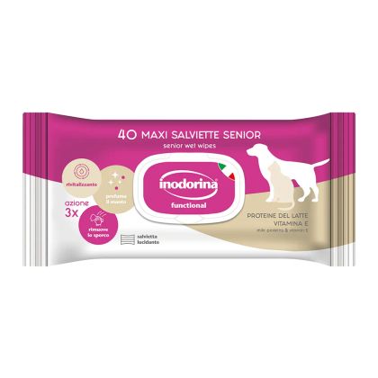 Inodorina Refresh Sensitive 40бр. - мокри кърпички Млечен протеин