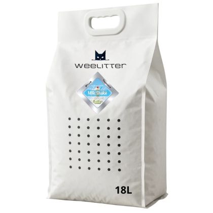 Weelitter PLUS - Натурална соева котешка тоалетна 18л + тапиока