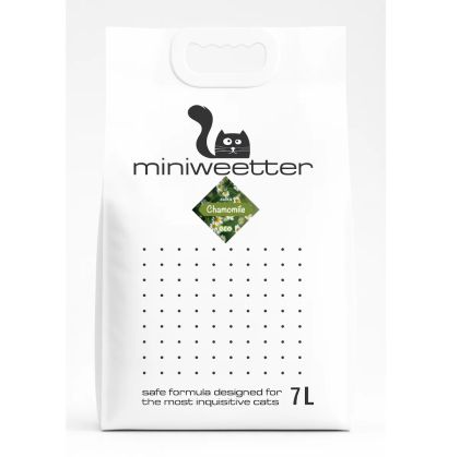 Miniweetter Natural - Биоразградима соева котешка тоалетна 7l