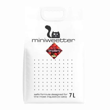 Miniweetter Natural - Биоразградима соева котешка тоалетна 7l
