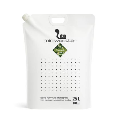 Miniweetter Natural - Биоразградима соева котешка тоалетна 25l