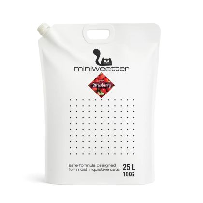 Miniweetter Natural - Биоразградима соева котешка тоалетна 25l