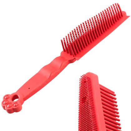Ferplast GRO 5941 – Двустранна гумена четка за отстраняване на косми