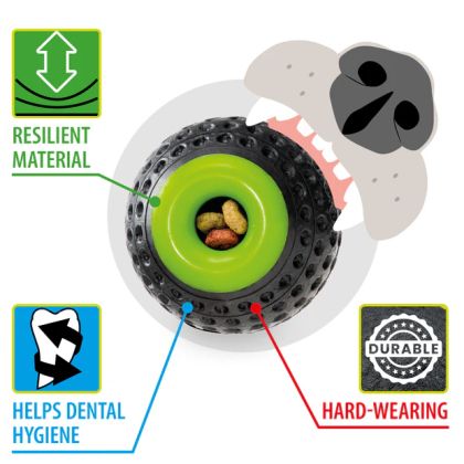 Ferplast CHEWA BOING DISPENSER M - Играчка за лакомство за кучета