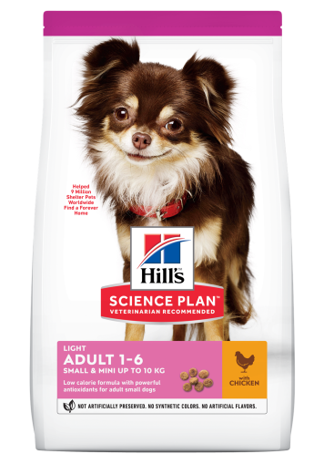 SP Canine Adult Small&Mini Light Chicken /с пилешко / 5+1 - За дребни и миниатюрни породи кучета до 10 кг на възраст от 1 до 6 г., с наднормено тегло