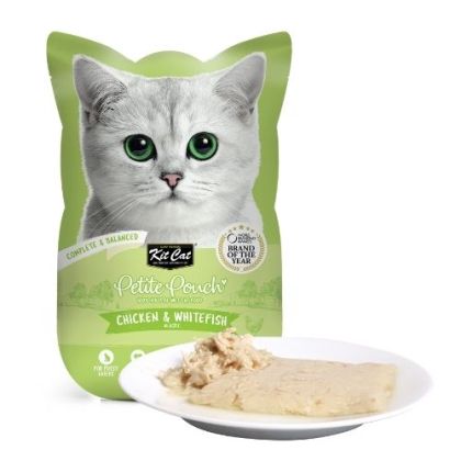 KIT CAT Pouch Chicken & Whitefish 70g - ПАУЧ Пилешко и бяла риба в аспик (желе)																																																																																																																																																																																