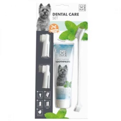 M-Pets - Dental Care Set - 4 pcs-Комплект за почистване на зъби 4 части