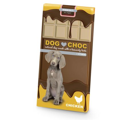 EBI - DogChoc - 100g Шоколад за кучета пиле