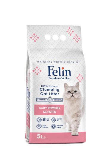 Бенто FELIN BABY POWDER - 5 литра с аромат на бебешка пудра