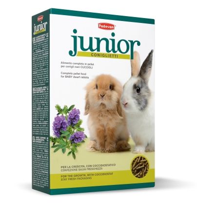 Padovan Junior Coniglietti 850g - Пълноценна храна за малки зайчета