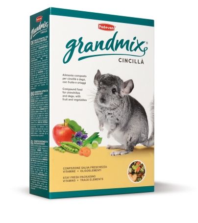 Padovan Grandmix cincilla 850g - Комбинирана храна за чинчили и дегу