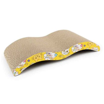 PlayMe scratcher W - Картонено драскало за котки Вълна W - Форма