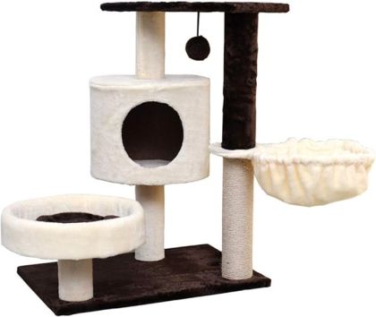 PlayMe Cat Scratcher Indiana - Драскало за котки с удобни легла Индиана 75см