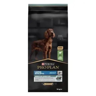 ​PURINA® PRO PLAN® Dog Large Athletic Adult SENSITIVE DIGESTION 14кг за кучета в зряла възраст от едри атлетични породи, суха храна, с високо съдържание на агне