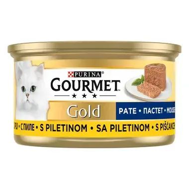 Gourmet Gold котешки пастет с вкус на пилешко 85g 
