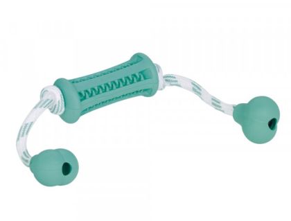 Nobby Гумени играчки DENTAL LINE с аромат на мента  - стик с въже 37 х 9 см. 