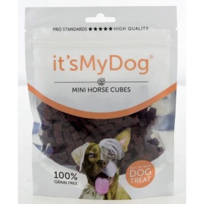 It`s My Dog лакомство за кучета, мини кубчета конско месо, 85 г