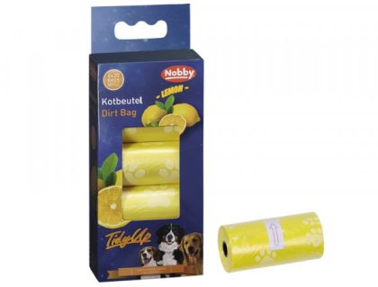 Nobby Хигиенни торбички LEMON 4 ролки с 20 бр. с аромат на лимон
