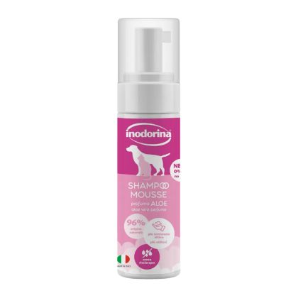 Inodorina - Shampoo Mousse - мус-шампоан за сухо почистване Алое 250 мл.