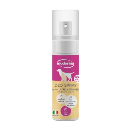 Inodorina Deo Spray Milk Vanilla - Спрей за тяло за куче или котка с аромат на мляко и ванилия 150 мл