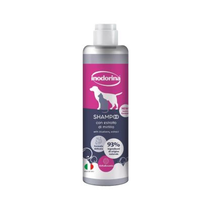 Inodorina Blueberry Шампоан за кучета и котки Ревитализаща грижа с Боровинки 250 мл