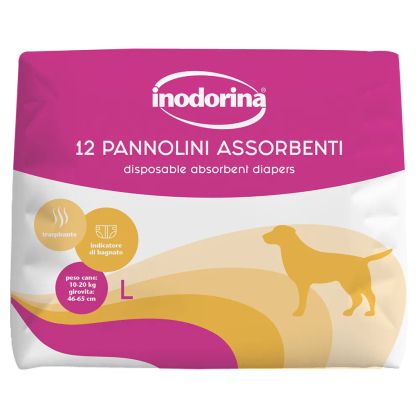 Inodorina pannolini Памперси тип гащички, L 10-20 кг, 43-65 см, 12 бр