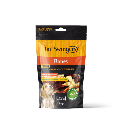 TAIL SWINGERS Calcium Bones with Duck - 100гр калциеви кокалчета с патица