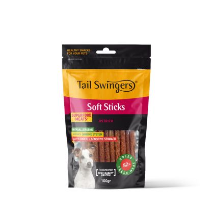 TAIL SWINGERS Soft Ostrich Sticks - 100гр меки солети от щраус 
