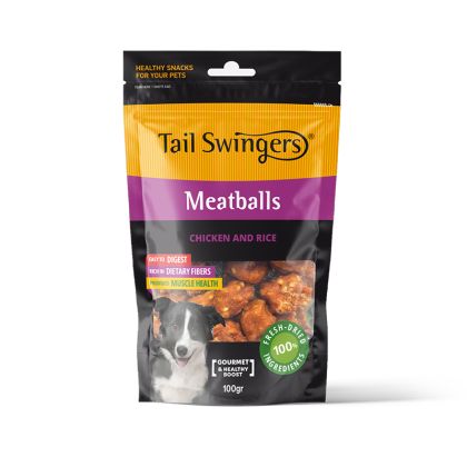  TAIL SWINGERS Meatballs with Chicken and Rice - 100гр пилешки кюфтенца с ориз