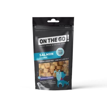 ON THE GO Salmon Bites- 25гр хапки сьомга