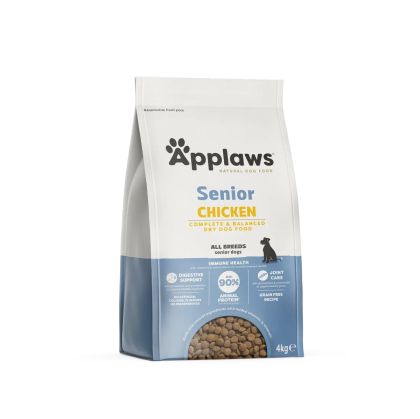 Applaws Dog Senior 90% 4кг - Суха храна за възрастни кучета от всички породи с пиле