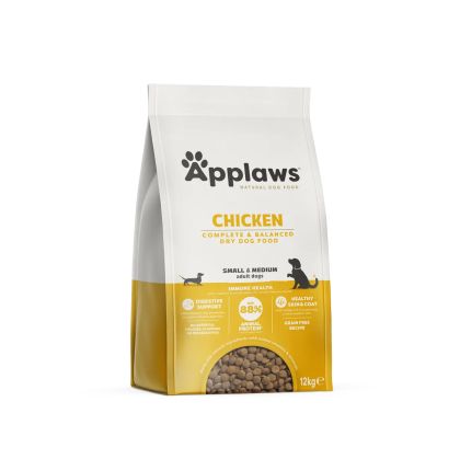 Applaws Dog Adult S/M 88% 1кг - Суха храна за израснали кучета от малки и средни породи с пиле