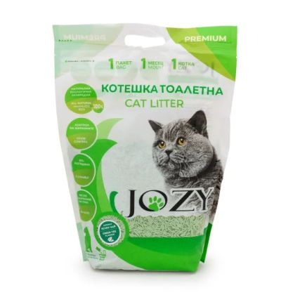 JOZY ТОФУ Котешка тоалетна 6 литра - 2,5кг с аромат зелен чай