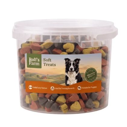 Rolf's Farm Mini Hearts mix 1500гр меки лакомства