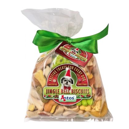 Antos Jingle Bell biscuits 400гр - лакомства за кучета, коледни бисквити