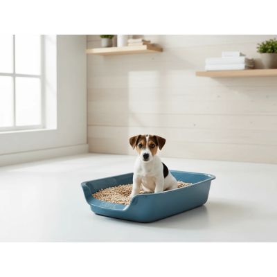 Тоалетна за малки кученца Junior 56   x 39 x 13см