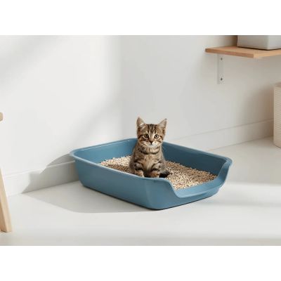 Тоалетна за малки кученца Junior 56   x 39 x 13см