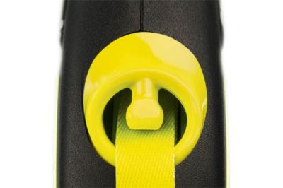 Автоматичен повод  flexi Classic Neon M  - 5м лента, до 25кг - светлоотразителен