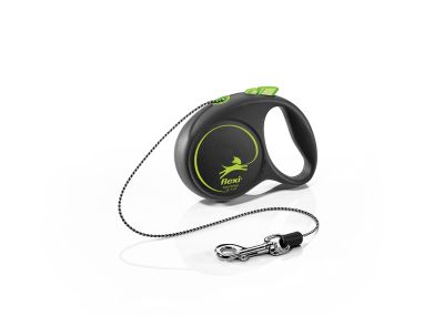 Автоматичен повод  flexi Black Design XS  - 3м въже, до 8кг