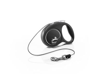 Автоматичен повод  flexi Black Design XS  - 3м въже, до 8кг